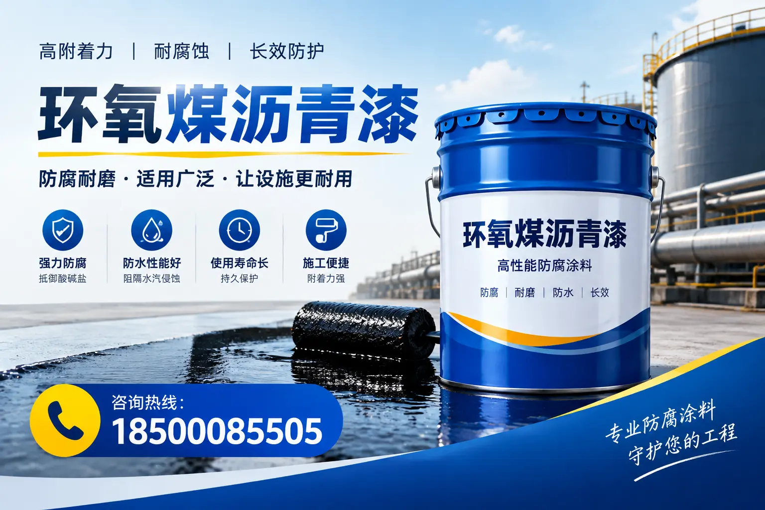 环氧煤沥青漆与其他涂料的对比分析,助力延安企业决策